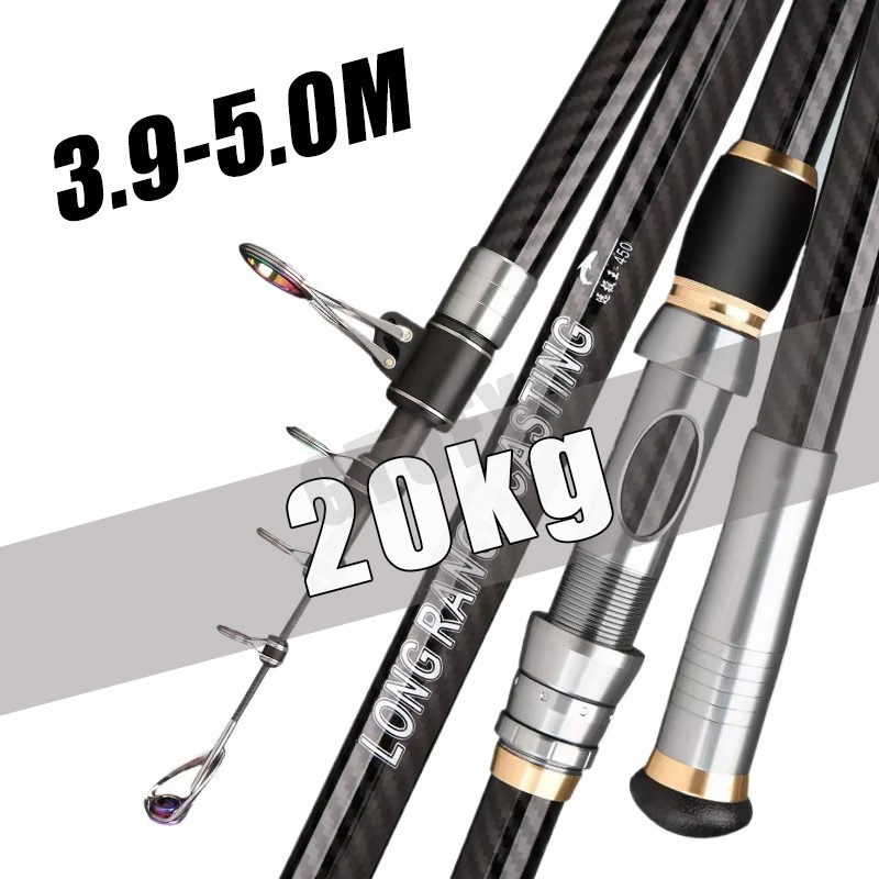 Telescopic Fishing Rod 3.9m 4. - Fishing Rod Surf incelemesi ve fiyatı