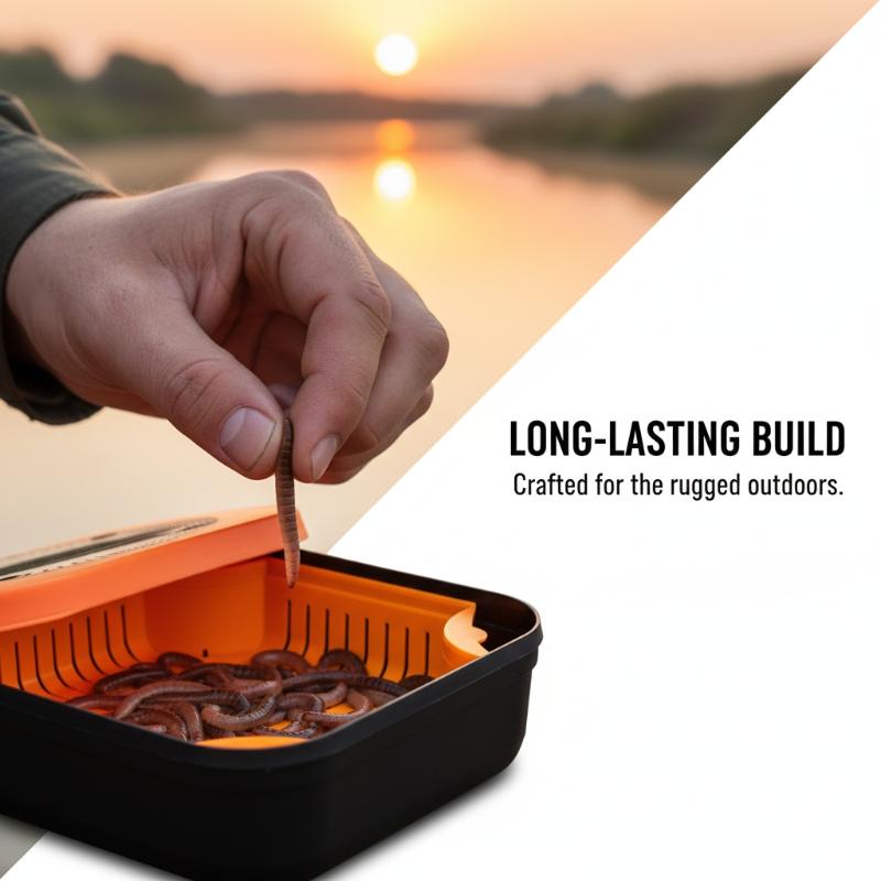 New Carp Fishing Bait Box Feed - Fishing Rod Case incelemesi ve fiyatı