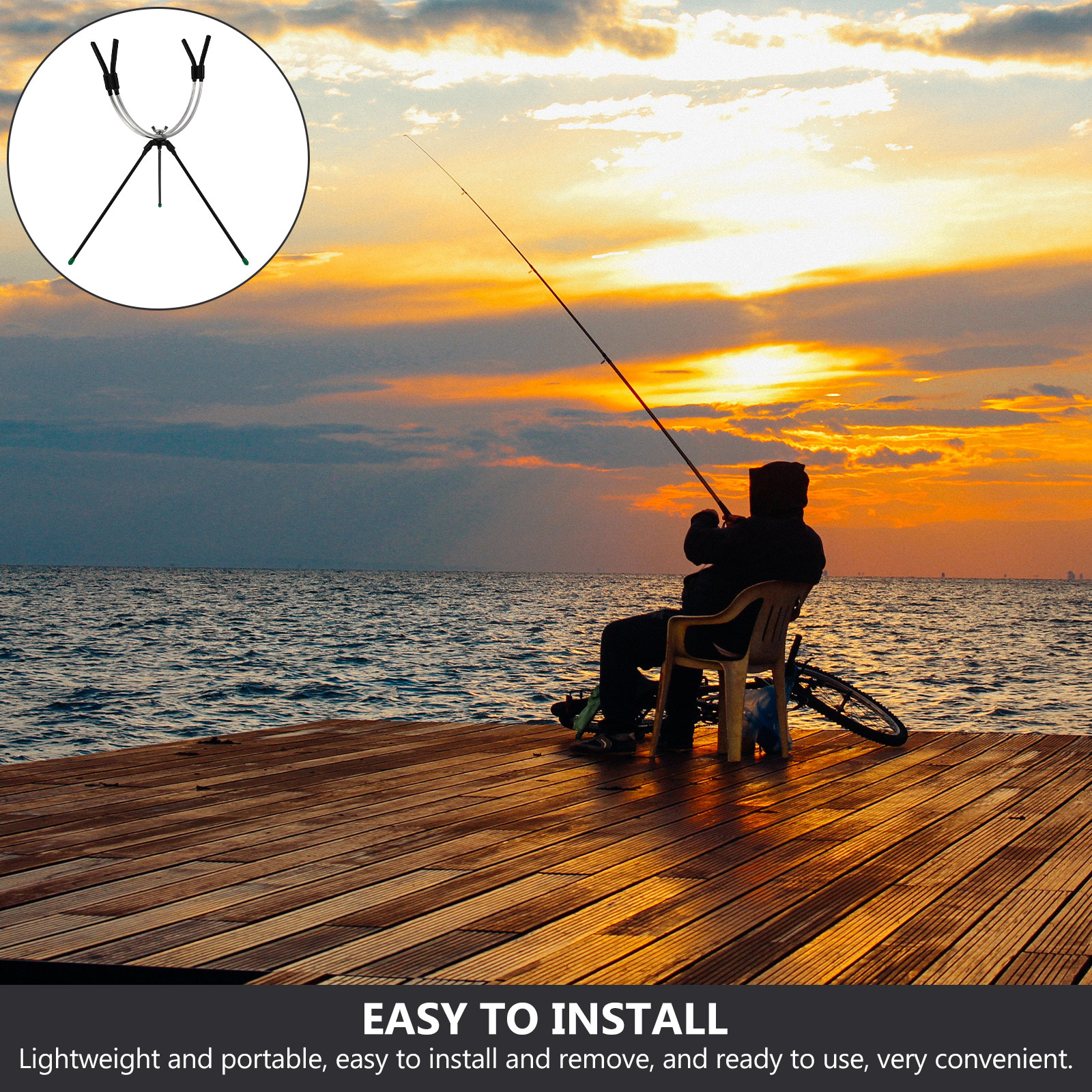 1Pcs Metal Fishing Rod Rack Ad - Fishing Rod Ice incelemesi ve fiyatı