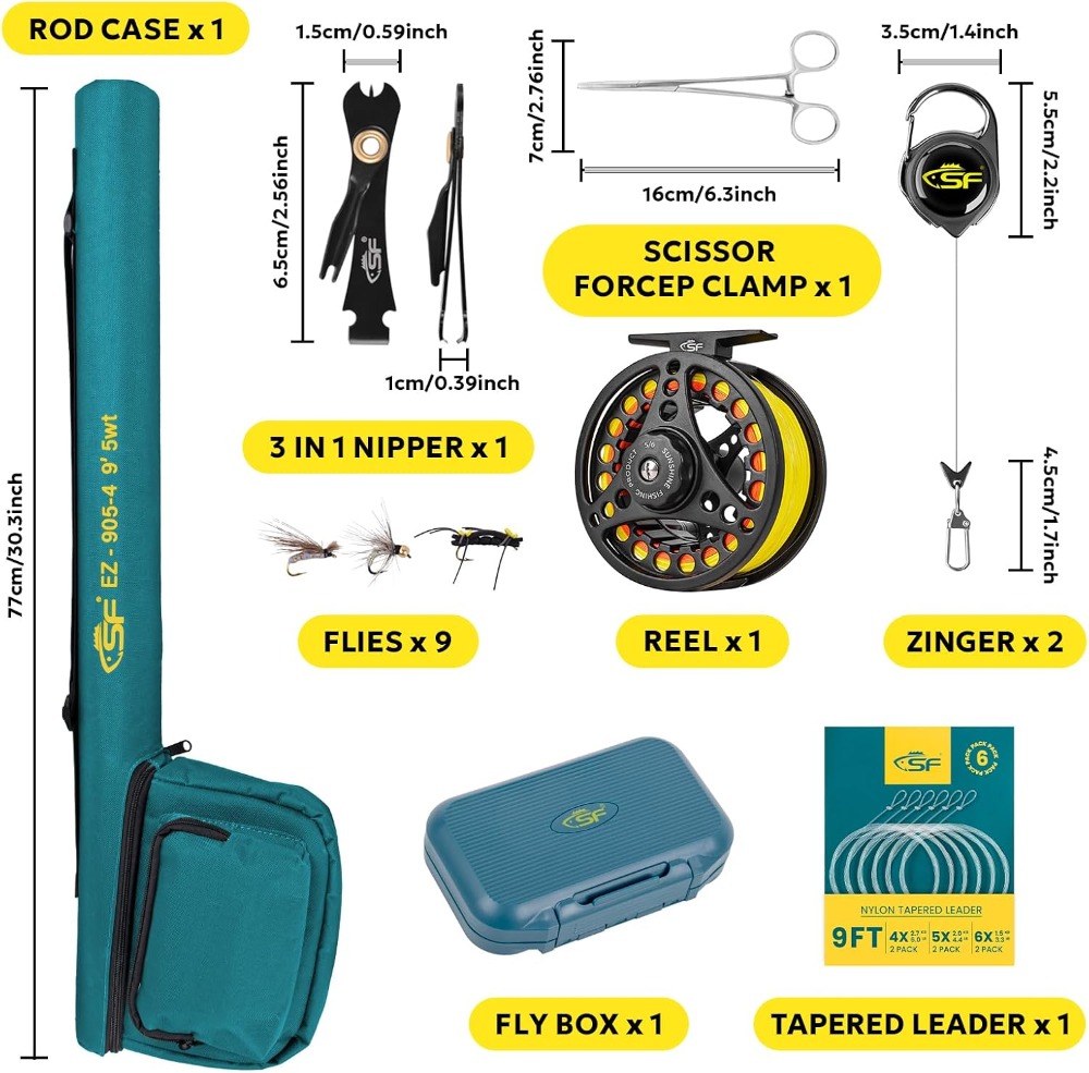 Fly Fishing Rod Combo Starter  - Fishing Rod Combo incelemesi ve fiyatı
