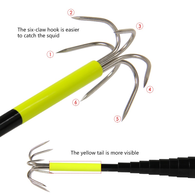 4/3M Telescopic Squid Gaff Anc - Fishing Rod Casting incelemesi ve fiyatı