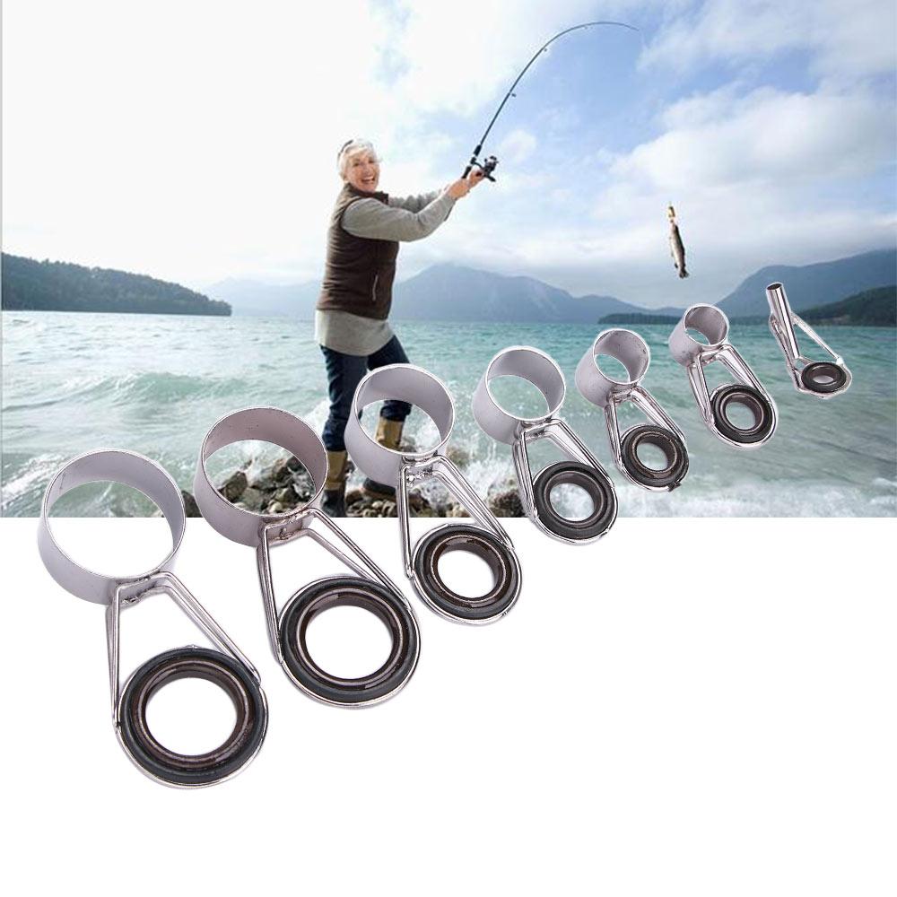 7 Sizes Raft DIY Tip Accessori - Fishing Rod Guide Replacement incelemesi ve fiyatı