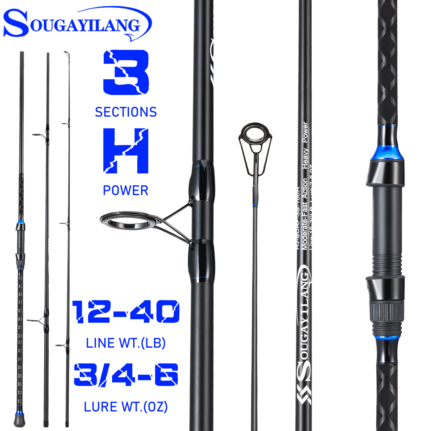 Sougayilang 2.7/3.0/3.3/3.6m 3 - Fishing Rod Surf incelemesi ve fiyatı