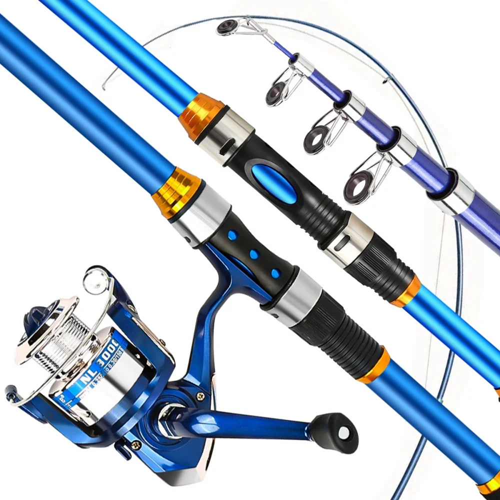 2.1-3.6M Telescopic Glass Fibe - Fishing Rod Spinning incelemesi ve fiyatı
